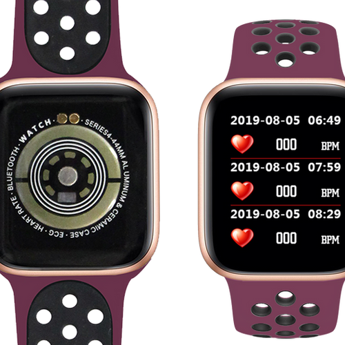 Blood oxygen and heart rate monitoring smartwatch