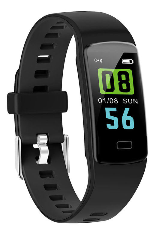 iTIME smartwatch left side black precision design